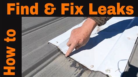 metal sheet leak repair|roof leak repair.